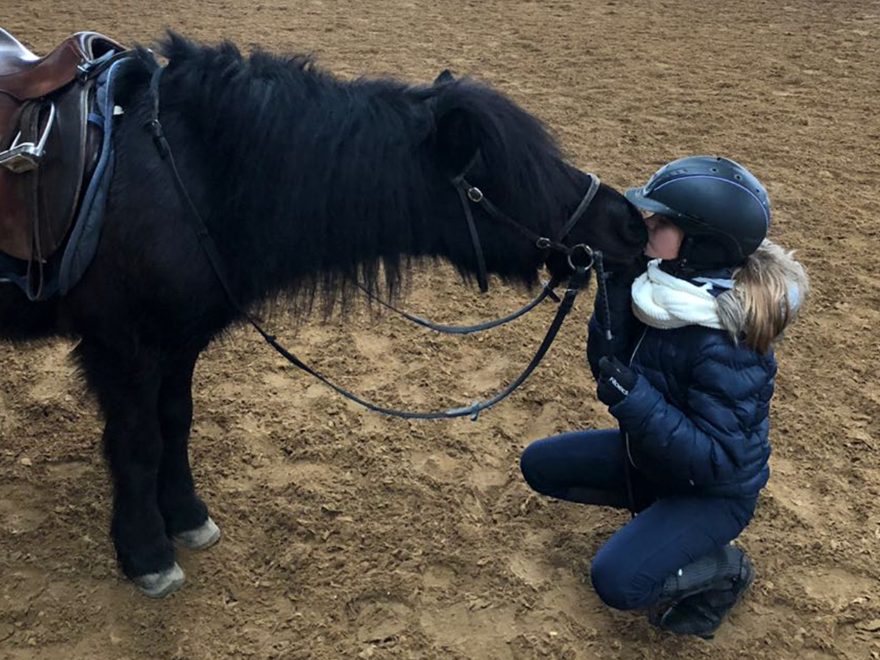 Emily und Pony "Whoopie"